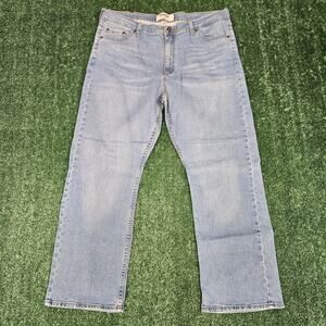 Wrangler Authentics Jeans Blue Classic Denim Cotton Mens Size 38x30